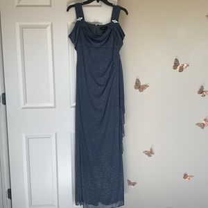 Blue/grey sparkly dress